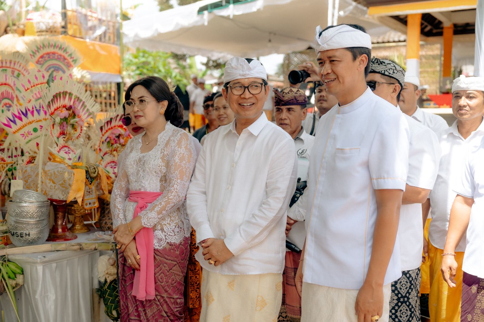 podiumnews.com-Bupati Adi Arnawa Hadiri Upacara Yadnya di Pangsan